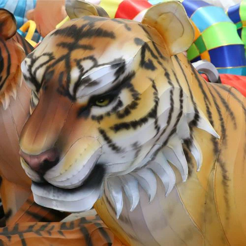 Lanterne en papier animal