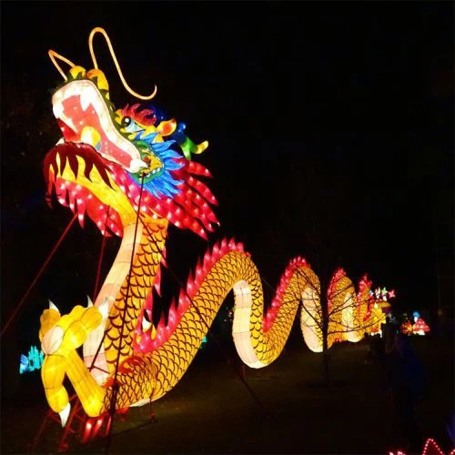 Lanterne chinoise en soie