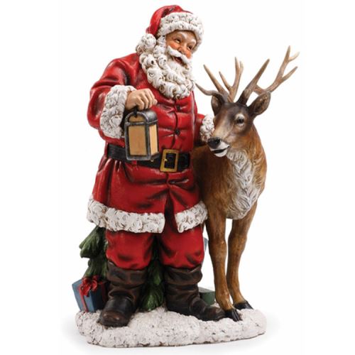 Décoration de Noël Statue du Père Noël
