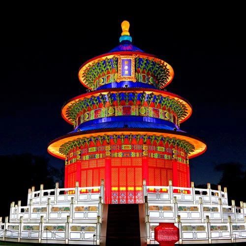 Lanterne du palais chinois rouge du nouvel an