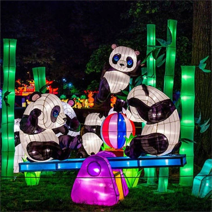 Chinese Lantern Company Outdoor Festival Animal Lantern Show