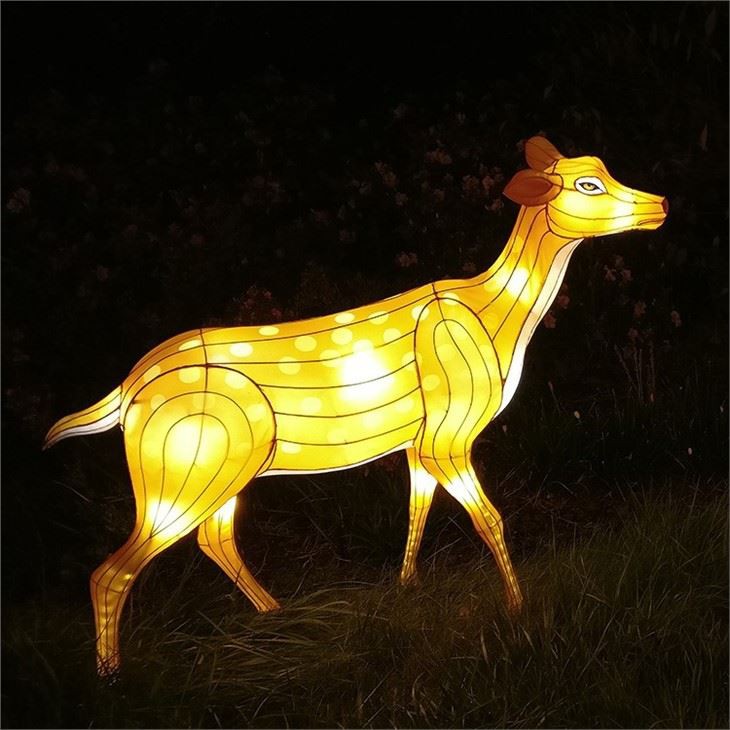 Safari Park Life Size Realistic Festival Light Outdoor Night Animal Lantern Show