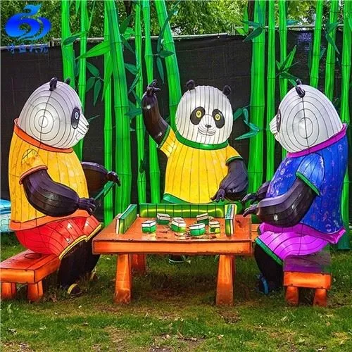 Existe-t-il des lanternes d'animaux de dessins animés peintes à la main ?