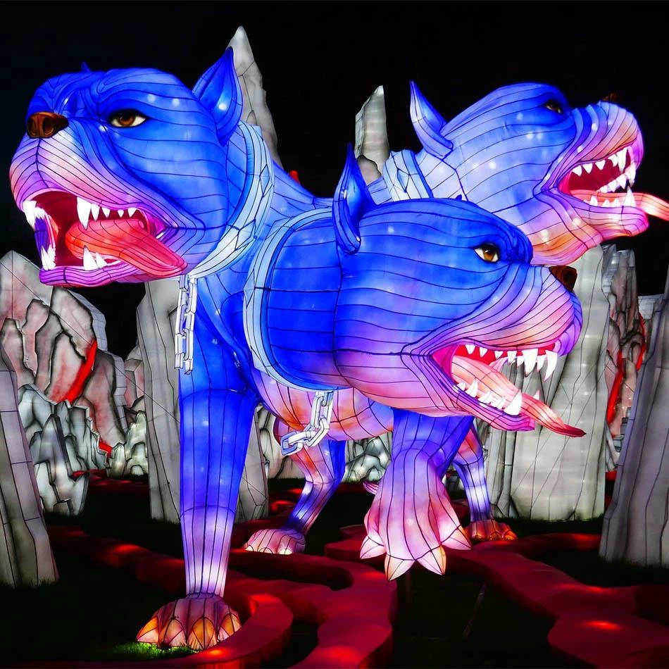 LED Handmade Beautiful Swan Lanten Silk Lantern Fabic For Park