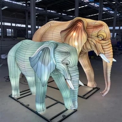 Lanternes chinoises d’éléphant